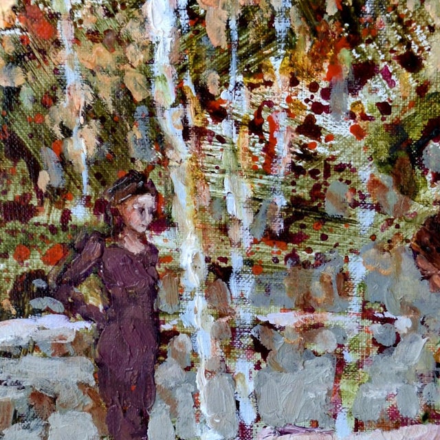 Brown Martta Weg, Autumn in Mostowka (Cycle: The Forest), Oil on Canvas, 2025 For Sale - Image 8 of 10
