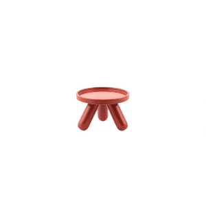 Small Gambino Ceramic Riser in Red by Aldo Cibic for Paola C.