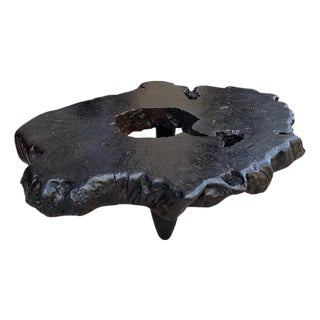 Andrianna Shamaris Century Old Teak Wood Coffee Table For Sale