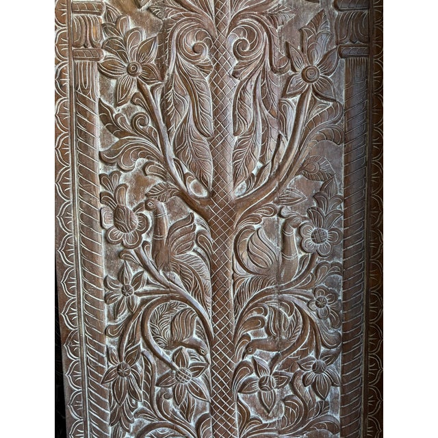 Celebrate nature’s beauty with this exquisitely hand-carved Tree of Life panel, adorned with delicate birds and organic...