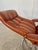 Vintage Cognac Leather Ekornes Stressless Reclining Lounge Chair & Stool 1960,s For Sale - Image 11 of 18