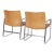 Set of Bo-850 Armchairs in Patinated Leather by Jørgen Lund and Ole Larsen For Sale - Image 4 of 5