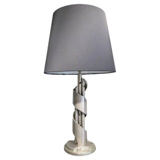 Brutalist Italian Large Table Lamp, 1960s For Sale