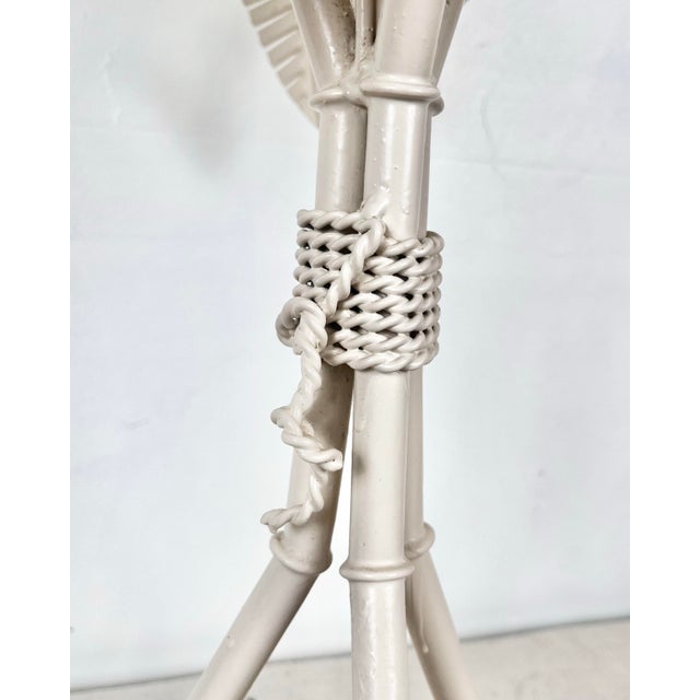 Vintage Metal Palm Tree Side Table For Sale In Tampa - Image 6 of 11