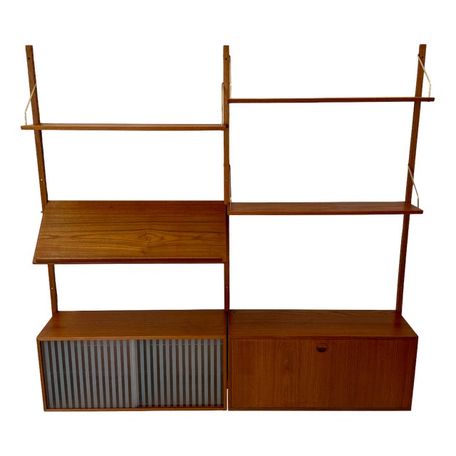 Teak Shelving System by Poul Cadovius, 1960s For Sale