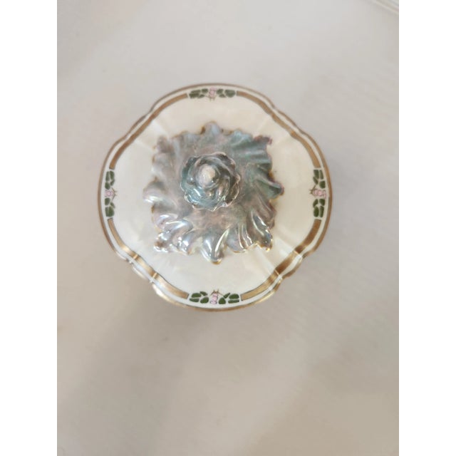 Ceramic Art Deco Limoges Biscuit Canister Bawo & Dotter Elite Limoges France, (1896-1900) For Sale - Image 7 of 11