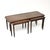 Antique Mahogany Leather Top Nesting Coffee Table, 1930, Set of 3 For Sale - Image 11 of 11