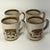 Vintage Louisville Stoneware Pig Mug Set Kentucky Pottery Farmhouse Coffee Cups - Set of 4 For Sale - Image 9 of 14