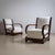 Early 20th Century Pair of Art Deco Armchairs, Italy For Sale - Image 12 of 14