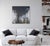 Large Modern Abstract Original Art Stretched Canvas Painting For Sale - Image 11 of 12