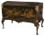 Antique British Lacquered Chest with Chinoiserie Decoration, 1900s For Sale