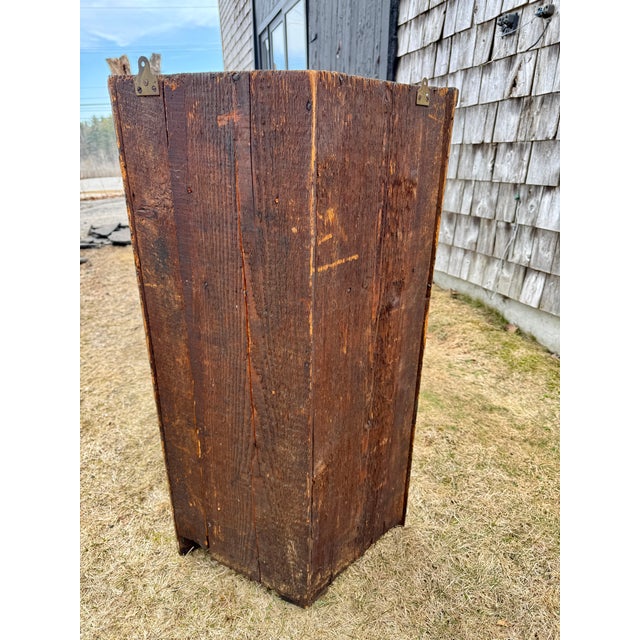 Wood Late 18th Century Carved Asian Corner Cabinet For Sale - Image 7 of 7