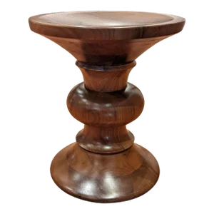 Eames Time Life Stool | Model B | Walnut | Herman Miller