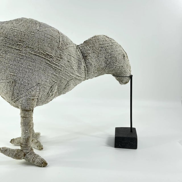 Early 20th Century Yoruba Beaded White Chicken Nigeria For Sale In Denver - Image 6 of 6