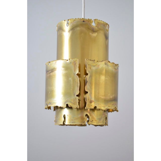 Scandinavian brass pendant lights set of 2 by Svend Aage Holm Sørensen for Thea Denmark. - Typical designer lamp by the...