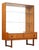 Mid Century Teak China Display Cabinet by Turnidge of London For Sale