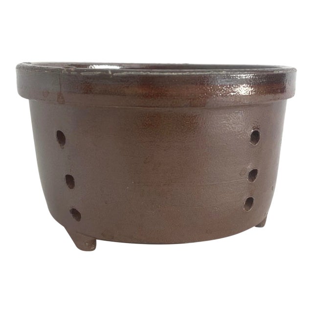 French Stoneware Faisselle Cheese Mold For Sale