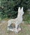 1950s Concrete Stone Shepard Garden Dog Ornament Sculpture, 1950s For Sale - Image 5 of 11