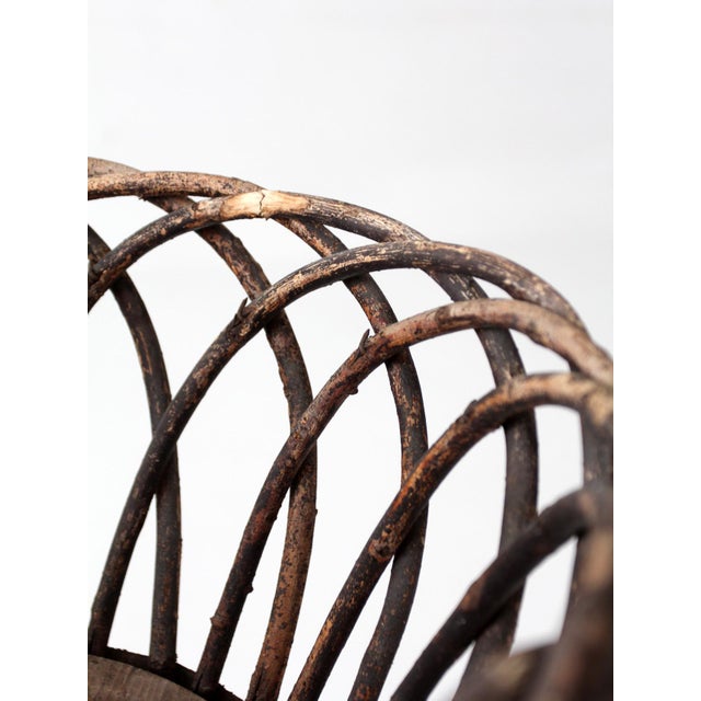 Antique Adirondack Twig Plant Stand For Sale - Image 16 of 18