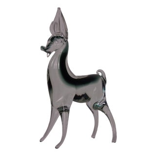 Large Murano Glass Deer, Italy, 1970s For Sale