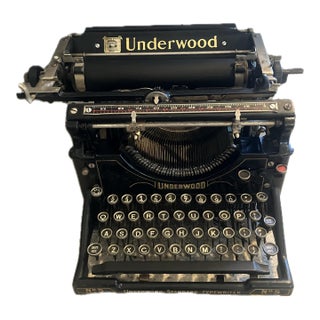 Antique Underwood Typewriter No.5 For Sale