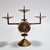Metal Brass Candleholder attributed to Gyula Szabó, 1970s For Sale - Image 7 of 14