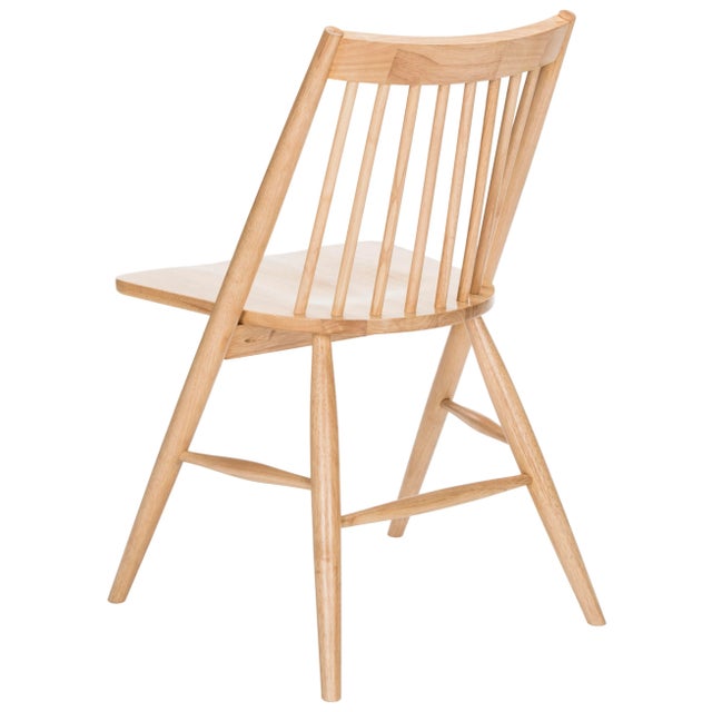 2020s 19"H Spindle Dining Chair in Natural - a Pair For Sale - Image 5 of 11