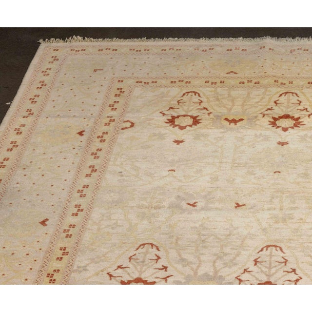 Late 20th Century Turkish Oushak Carpet, 18' X 11' 11" For Sale - Image 5 of 11