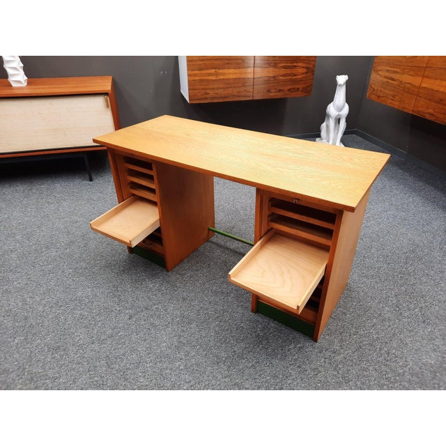 1950s Vintage Childrens Desk with Roll-Up Doors, 1950s For Sale - Image 5 of 13
