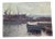 Joseph Perrachon, Boats, View of Port, 20th Century, Painting For Sale