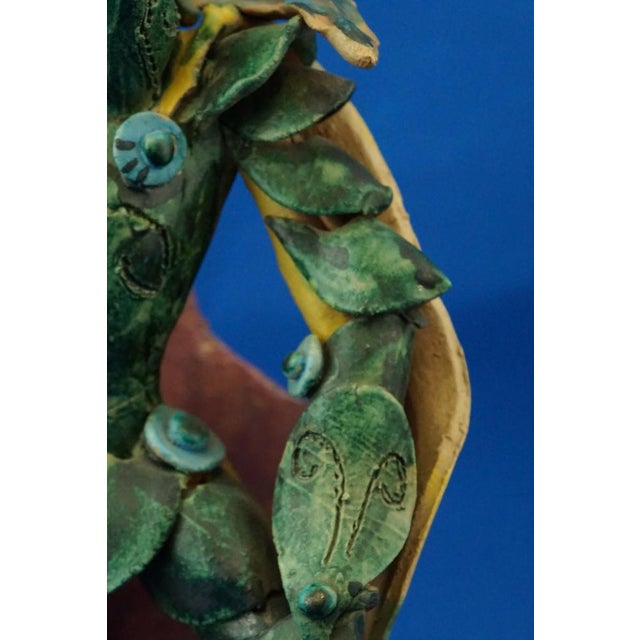 20th Century Ceramic Sculpture of a Medieval Knight by Dino Caruso, Italy For Sale - Image 16 of 18