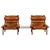 Set of Easy Chairs with Side Table in Beech and Leather attributed to Arne Norell, 1960s For Sale - Image 14 of 14