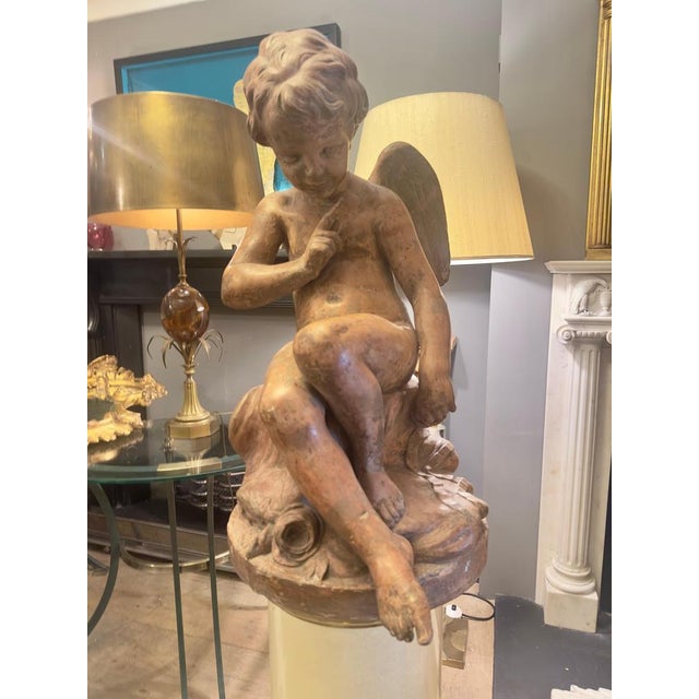 French Terracotta Figure by Etienne Maurice Falconet For Sale - Image 14 of 16