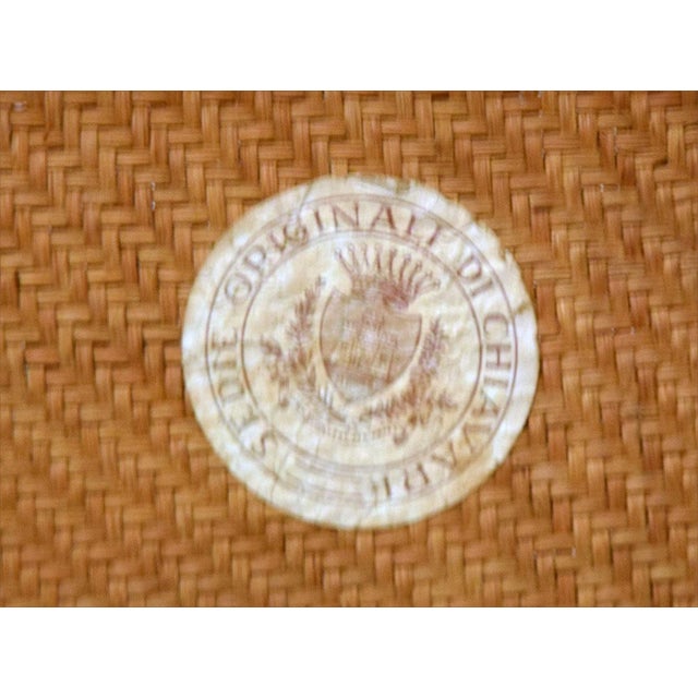 Chiavarina Chairs in Cherry Wood with Straw Seat, 1920s, Set of 4 For Sale - Image 13 of 14