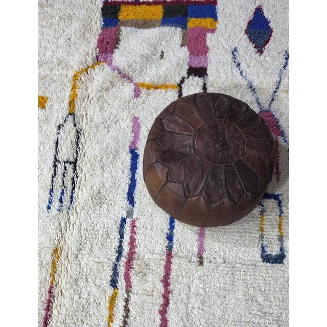 Abstract Moroccan Azilal Wool Rug - 13.1 X 9.5 Ft For Sale - Image 3 of 8