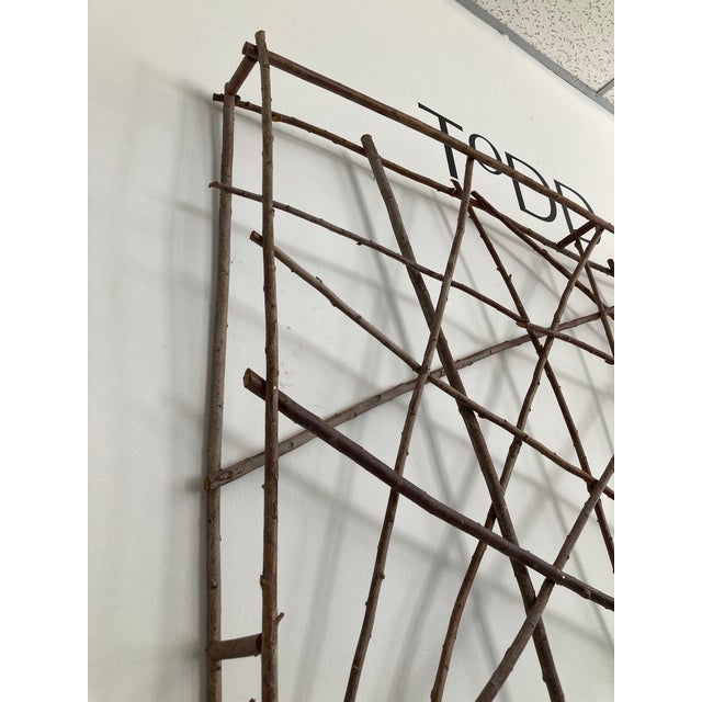 Charles Arnoldi Branch Wall Sculpture in the Manner of Charles Arnoldi For Sale - Image 4 of 12