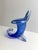 Cobalt Blue Murano Glass Cornucopia Vase by Archimede Seguso, 1950s For Sale - Image 3 of 10