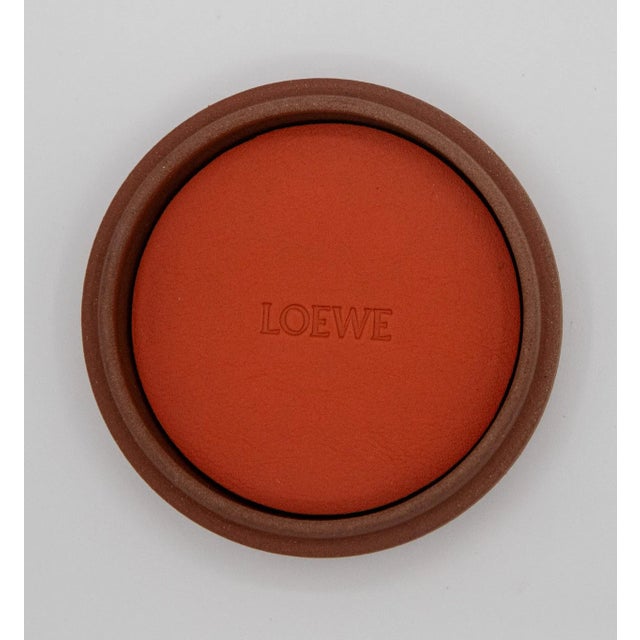 Modern Late 20th Century Loewe Tassel Box - Yellow For Sale - Image 3 of 5