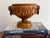 Brown Vintage Carved Burl Wood Bowl With Ring Handles For Sale - Image 8 of 8