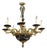 Federal Style, Chandelier, Bronze, Ebony, Europe, 1960s For Sale