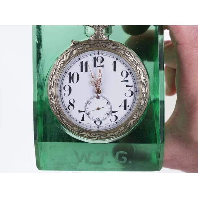 Contemporary Huge Antique Miners Presentation Pocket Watch 50mm works 70mm case 58mm dial For Sale - Image 3 of 11