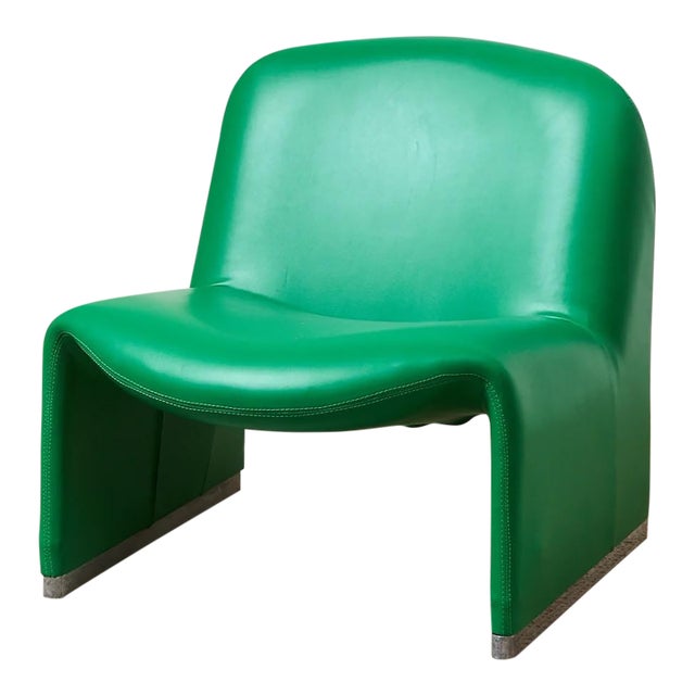 Kelly Green Upholstery Styled After Giancarlo PIretti for Castelli, 1969 For Sale