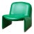 Kelly Green Upholstery Styled After Giancarlo PIretti for Castelli, 1969 For Sale