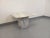 Gray Vintage White Marble Coffee Table, 1970s For Sale - Image 8 of 13