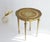 Wood Mid-Century Modern Round Italian Florentine Side Table, 1950s For Sale - Image 7 of 7