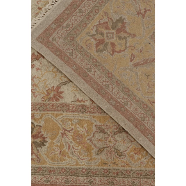 2010s Rug & Kilim’s Sultanabad Style Rug in Cream With Floral Patterns For Sale - Image 10 of 10