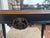 Blue Vintage Refinished Diamond Veneer Console Table For Sale - Image 8 of 9