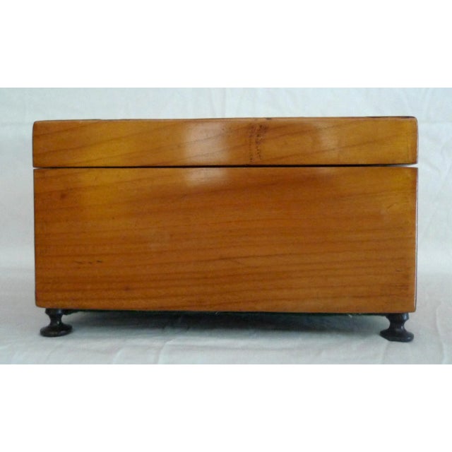 Early 19th Century Cherry Wood Box, Biedermeier Period For Sale In San Francisco - Image 6 of 11