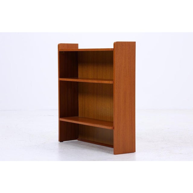 Small Vintage Teak Bookcase, 1960s For Sale - Image 10 of 11