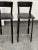 Vintage Frag for Design Within Reach Italian Black Leather Barstools, Pair For Sale - Image 12 of 12